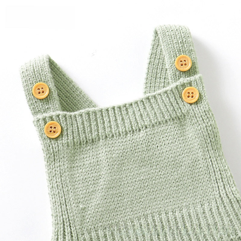 Infant Sleeveless Romper with Detachable Hood