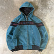 Teal Hooded Woven Band