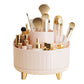 Rotatable Makeup Brush Organizer with Dustproof Cover