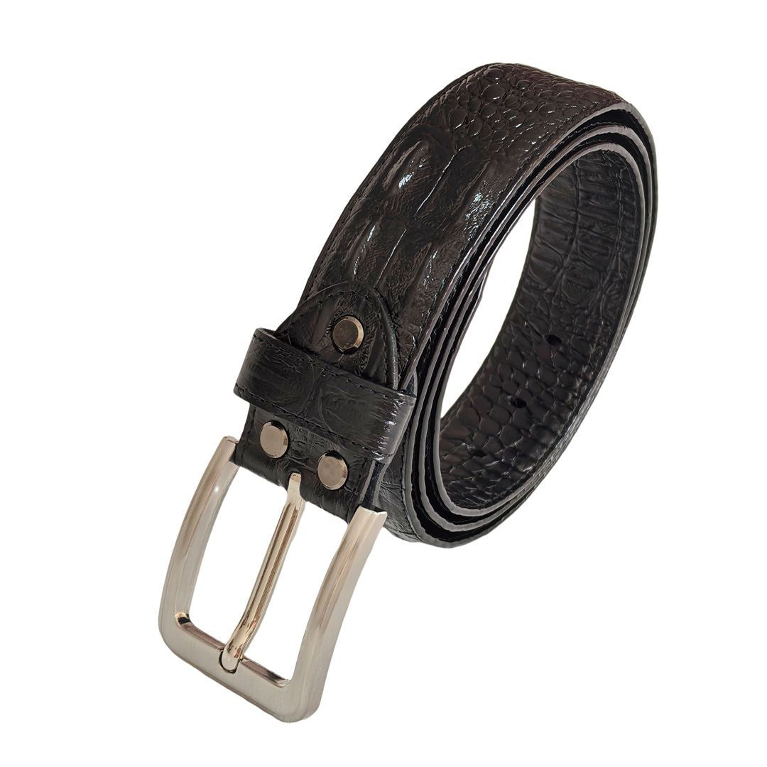 Genuine Leather Crocodile Pattern | detail of finish and build