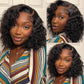 Drawstring Water Ripple Short Wavy Wig