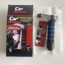 Portable Car Door Assist Handle with Window Breaker and Seatbelt Cutter