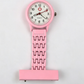 Nurse fob watch colour finish displayed from the front with the white dial