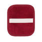 Soft plush reusable makeup remover pad with a satin back strap, single color option