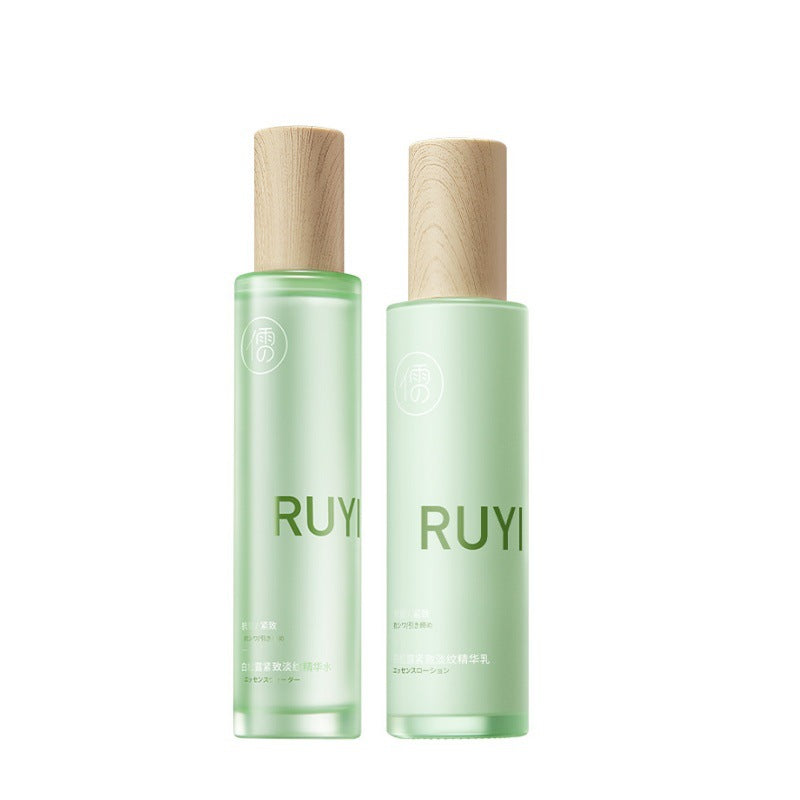 Hydrating water being smoothed onto skin during a daily routine