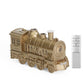 Antique gold steam locomotive humidifier with remote control, AU plug option