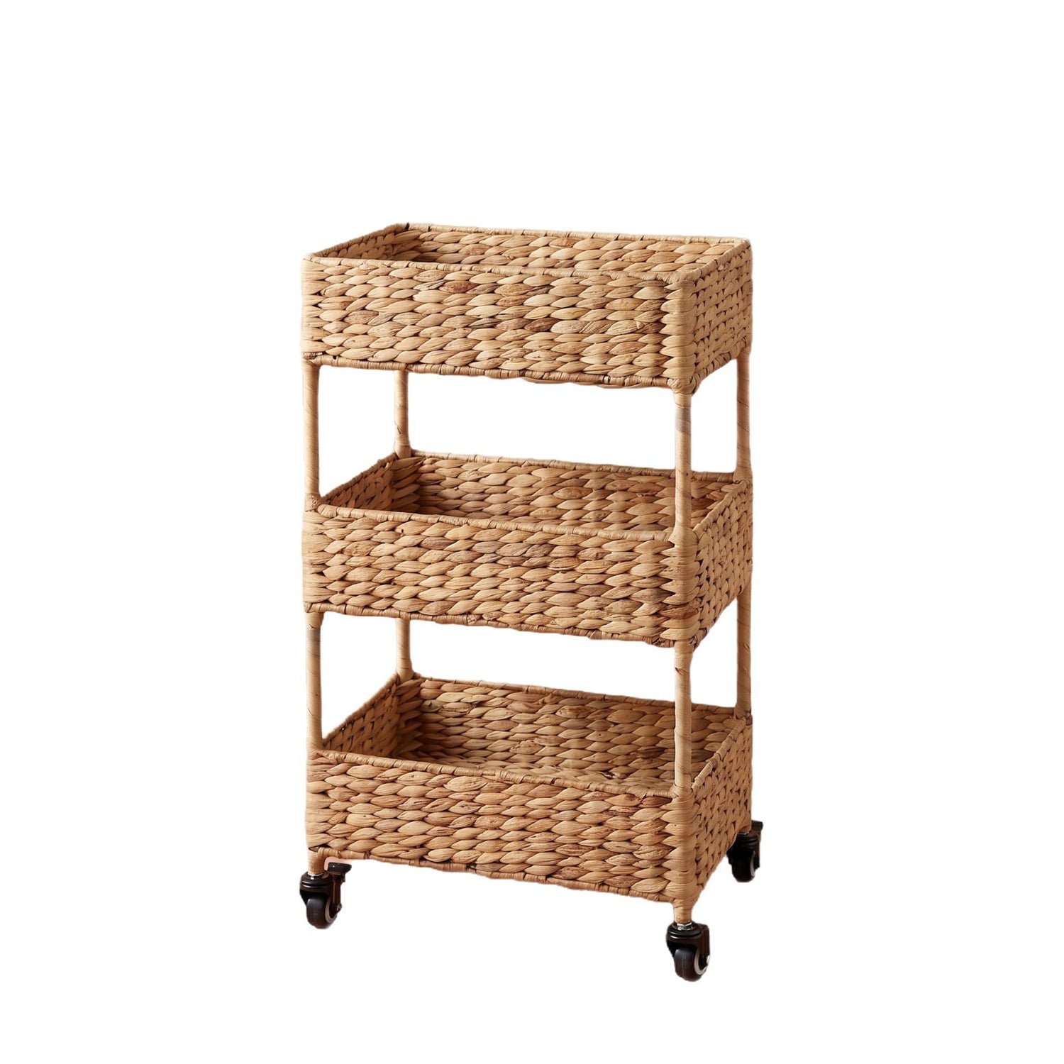 Nordic Wheeled Straw Storage Rack