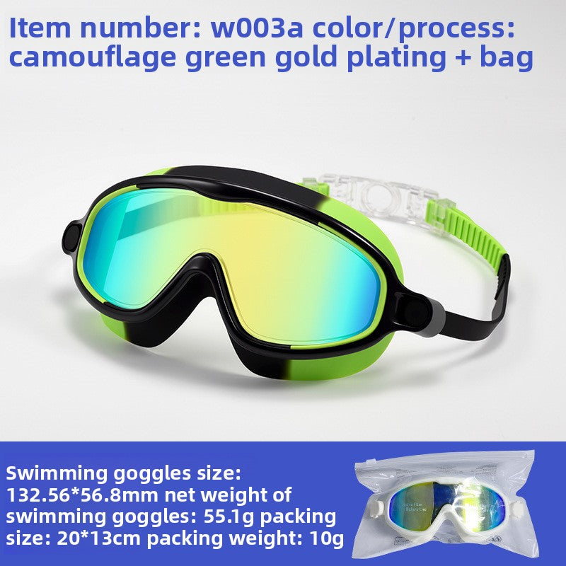 Kids swimming goggles with anti-fog polycarbonate lenses