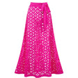 Rosenrotes langes Kleid