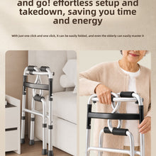 Folding Walking Frame for Seniors with Adjustable Legs