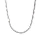 316 Stainless Steel Tennis Necklace with Zirconia