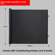 XX-Large Black 78x180cm
