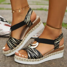 Womens Wedge Hemp Rope Sandals