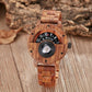 Multifunction Compass Wooden Watch | modern interior context