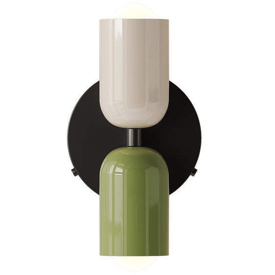 Double Head Color Bedside Lamp