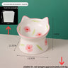 Cute cat bowl-peach pink