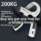 Adjustable grip strengthener with a heavy duty steel spring and rubber grip handles