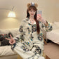 Coral fleece padded pajamas