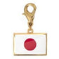 Stainless Steel National Flag Pendant Bracelet