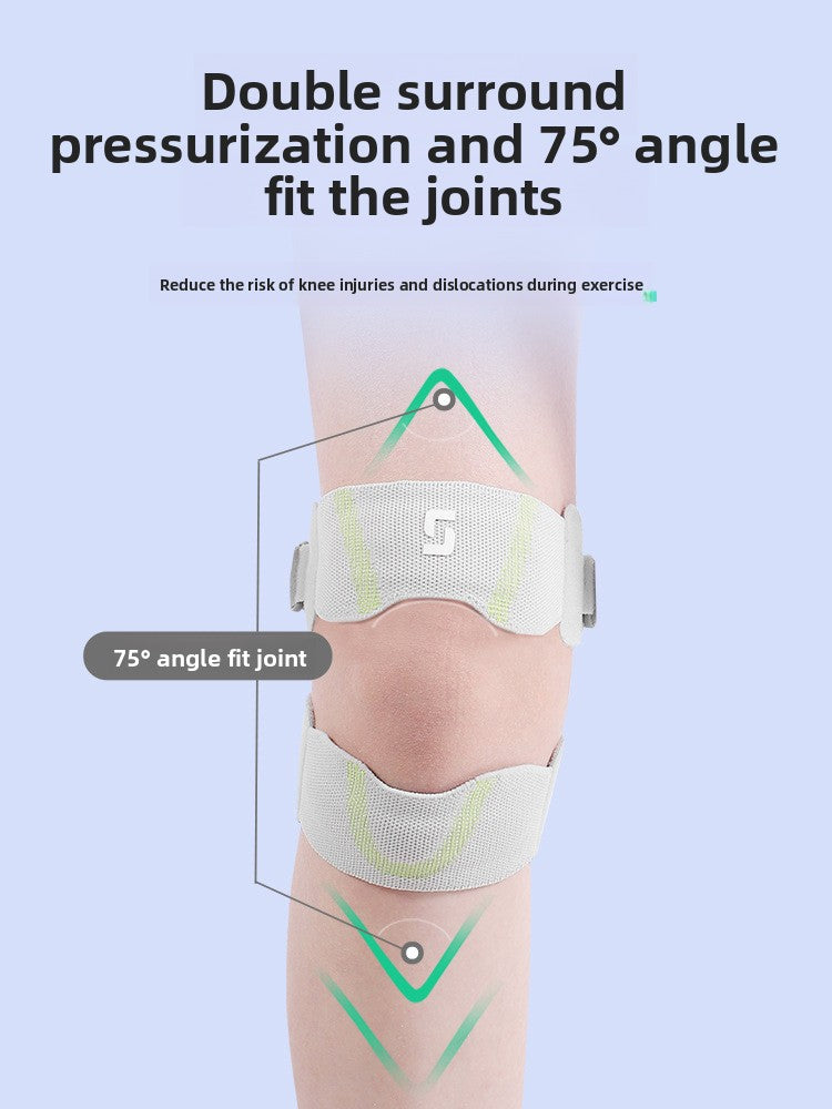 Adjustable sports knee pads shown in three available colors