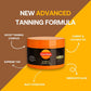 Close up of the light Carroten tanning gel texture on skin