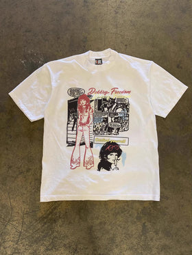 Oversized Retro Graphic Cotton T-Shirt