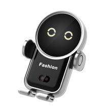 Auto Clamp Car Phone Holder with 15W Wireless Charger