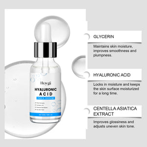 Hyaluronic Acid Serum Skin Moisturizer | side profile detail close up