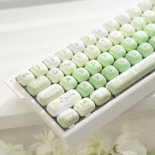 M68 Wireless Bluetooth Mechanical Keyboard with Mahjong Sound, Cute for Girls, Silent for Office, Compatible with Computer and Mobile Phone