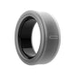 Silicone protective case slipped over a smart ring shown from a three quarter angle