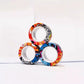 Side profile of stacked magnetic fidget rings