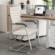 Low-Back Leather Ivory Latex Seat