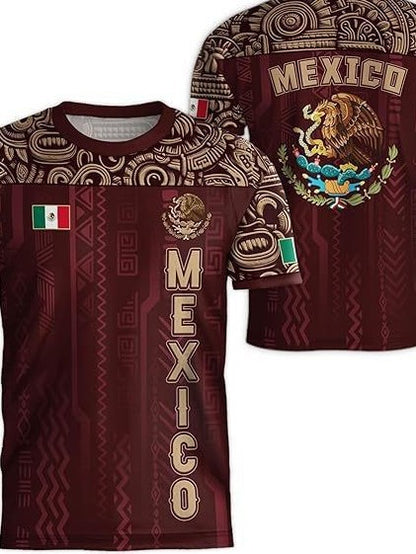 Mexico 2026 Football Quick-Drying Short Sleeve Jersey