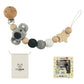 Pacifier chain teether shown with its packaging