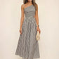 Shoulder Design Waist-Exposing Dress