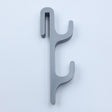Gray single-sided double hook
