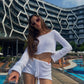 Striped Shorts Set