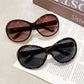 Vintage Large Oval Sunglasses