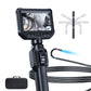 Black handheld borescope with screen, coiled probe cable and storage case, option photo for 8mm x 1m Single Lens