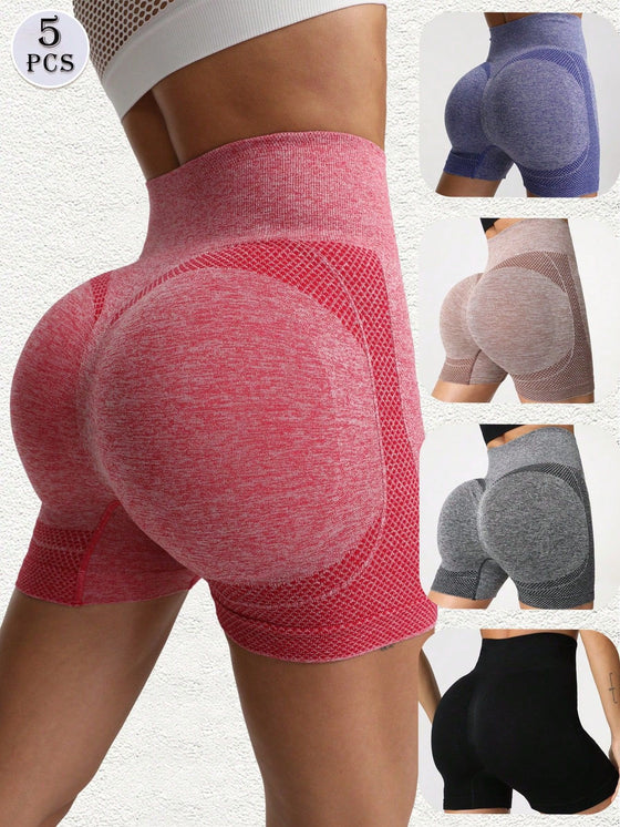 Womens High-Waisted Yoga Shorts