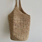 Raffia Hand-Woven Tote Bag | lifestyle in use scene