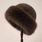 Winter Warm Imitation Fur Bucket Hat | packaging and presentation view