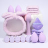 17pcs Purple Makeup Tools