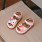 Cartoon Baby Sandals Soft Sole | packaging and includes overview