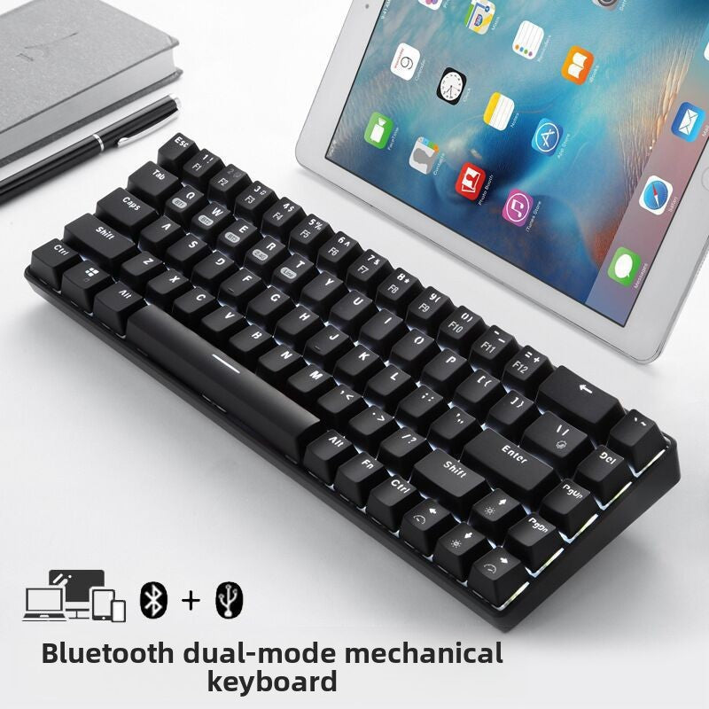 68-Key RGB Wireless Mechanical Keyboard | side profile angle shot