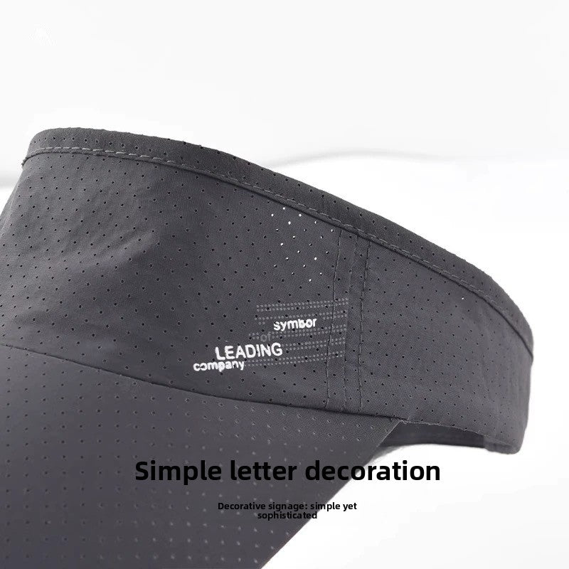 Running Sports Breathable Sun Hat | real routine angle