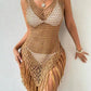 Bohemian Crochet Beach Cover-Up Top