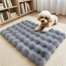Gray Bubble Velvet / Non-Slip 40x40cm