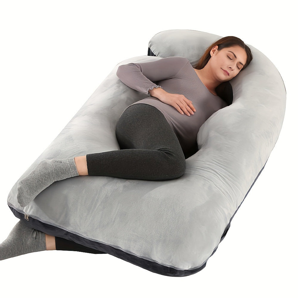 U-shaped maternity pillow | top down clean shot