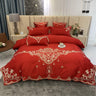 Daniel Crimson / Flat four-piece 1.5m Bed 200x230cm